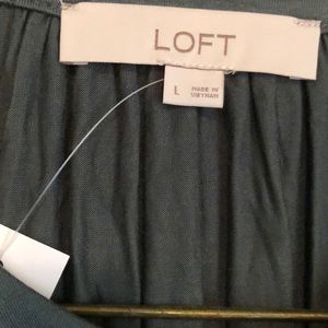 Loft dark green top size L